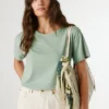Camiseta con logotipo de strass Camiseta con logotipo de strass
