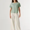 Camiseta con logotipo de strass Camiseta con logotipo de strass
