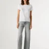 Camiseta con logotipo de strass Camiseta con logotipo de strass