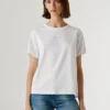 Camiseta con logotipo de strass Camiseta con logotipo de strass