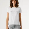 Camiseta con logotipo de strass Camiseta con logotipo de strass