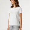 Camiseta con logotipo de strass Camiseta con logotipo de strass