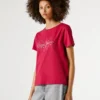 Camiseta con logotipo de strass Camiseta con logotipo de strass