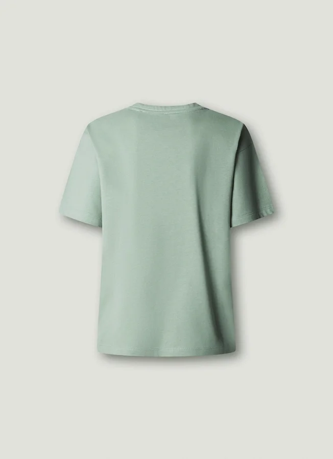 Camiseta con logotipo de strass Camiseta con logotipo de strass