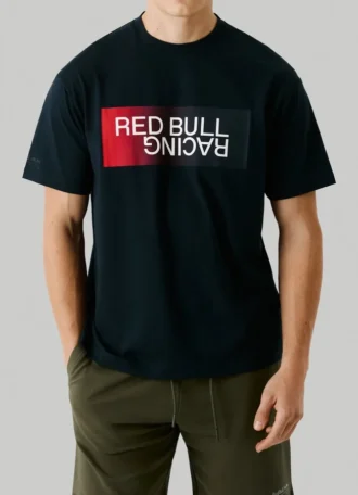 Camiseta con logotipo en degradado