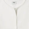 Camiseta de canalé con botones Camiseta de canalé con botones