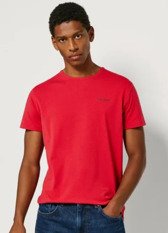 Camiseta de corte ajustado con estampado de logotipo