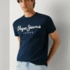 Camiseta de corte ajustado con estampado de logotipo