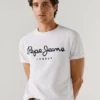 Camiseta de corte ajustado con estampado de logotipo