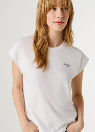 Camiseta de corte ajustado con estampado de logotipo