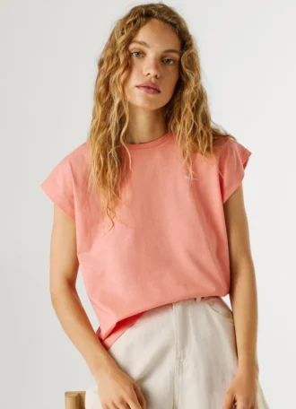 Camiseta de corte ajustado con estampado de logotipo