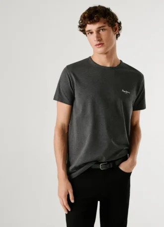 Camiseta de corte ajustado con estampado de logotipo