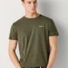 Camiseta de corte ajustado con estampado de logotipo