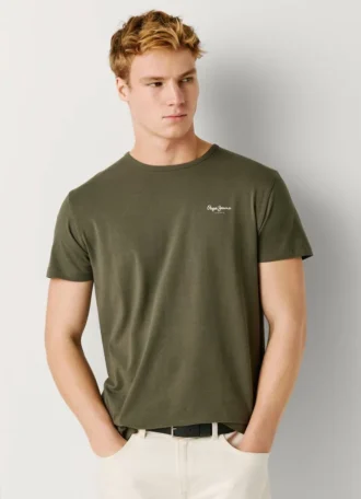 Camiseta de corte ajustado con estampado de logotipo