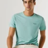 Camiseta de corte ajustado con estampado de logotipo