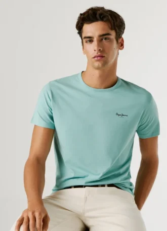 Camiseta de corte ajustado con estampado de logotipo