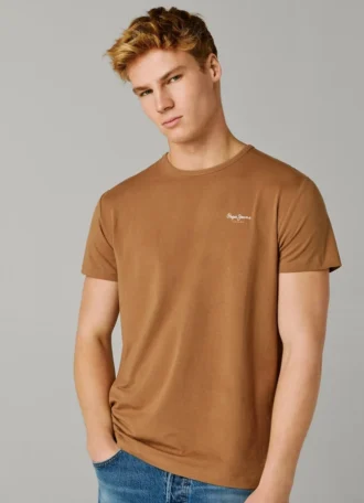 Camiseta de corte ajustado con estampado de logotipo