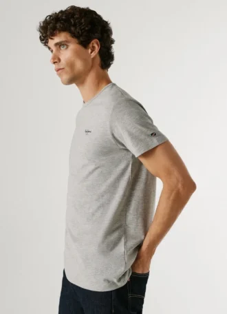 camiseta de corte ajustado con estampado de logotipo 1 22 330x456 - Camiseta de corte ajustado con estampado de logotipo