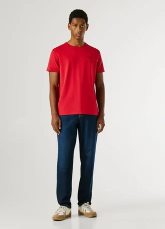 Camiseta de corte ajustado con estampado de logotipo