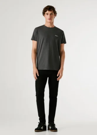 Camiseta de corte ajustado con estampado de logotipo