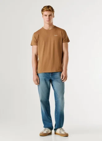 Camiseta de corte ajustado con estampado de logotipo