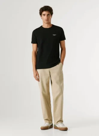 Camiseta de corte ajustado con estampado de logotipo