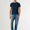 Camiseta de corte ajustado con estampado de logotipo
