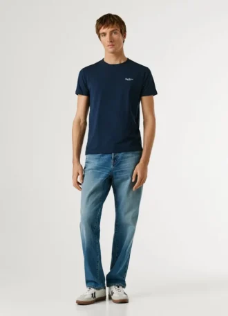 Camiseta de corte ajustado con estampado de logotipo