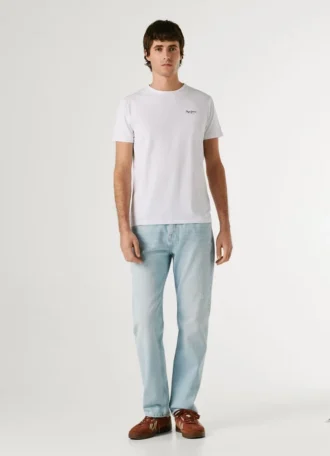 camiseta de corte ajustado con estampado de logotipo 2 23 330x456 - Camiseta de corte ajustado con estampado de logotipo