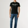Camiseta de corte ajustado con estampado de logotipo