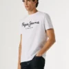 Camiseta de corte ajustado con estampado de logotipo