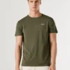 Camiseta de corte ajustado con estampado de logotipo