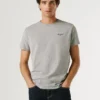 Camiseta de corte ajustado con estampado de logotipo Camiseta de corte ajustado con estampado de logotipo
