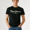 Camiseta de corte ajustado con estampado de logotipo
