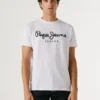 Camiseta de corte ajustado con estampado de logotipo