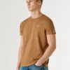 Camiseta de corte ajustado con estampado de logotipo