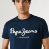 Camiseta de corte ajustado con estampado de logotipo