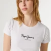 Camiseta de corte ajustado con estampado de logotipo Camiseta de corte ajustado con estampado de logotipo