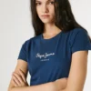 Camiseta de corte ajustado con estampado de logotipo Camiseta de corte ajustado con estampado de logotipo