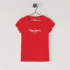 Camiseta de corte ajustado con logotipo brillante