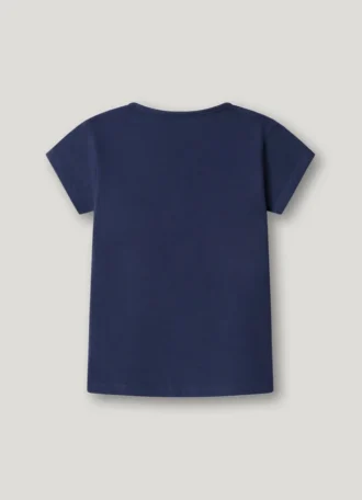 Camiseta de corte ajustado con logotipo brillante