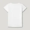 Camiseta de corte ajustado con logotipo brillante