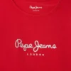 Camiseta de corte ajustado con logotipo brillante