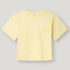 Camiseta de corte holgado con bordados florales