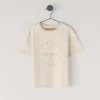 Camiseta de corte holgado con estampado del logotipo