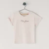 Camiseta de corte holgado con estampado del logotipo