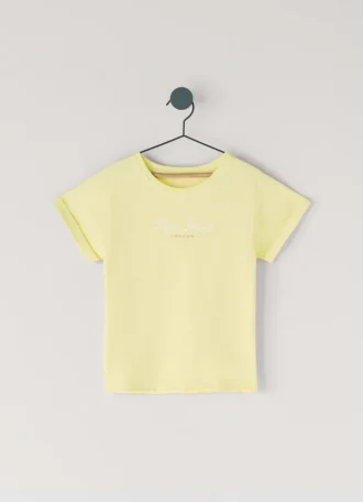 Camiseta de corte holgado con estampado del logotipo