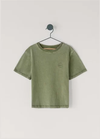 Camiseta de corte holgado con estampado del logotipo
