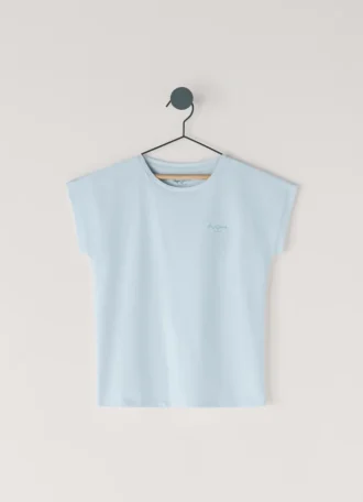 Camiseta de corte holgado con estampado del logotipo