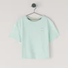 Camiseta de corte holgado con estampado del logotipo